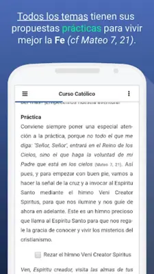 Curso Católico android App screenshot 4